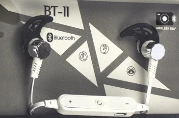 Бездротові стерео навушники з Bluetooth BT-11 Білі BT11WH фото