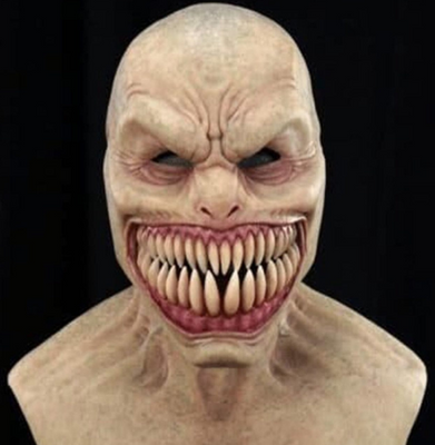 Латексна маска Барака Mortal Kombat ABC MASKBARAKAMKABC фото