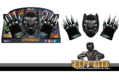 Игровой набор Черная Пантера (маска и перчатки) ABC Marvel BLACKPANTMGABC фото