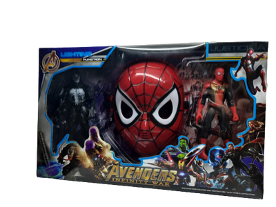 Игровой набор Веном и Человек паук (маска+две фигурки) Avenger Мстители 00-0220 фото