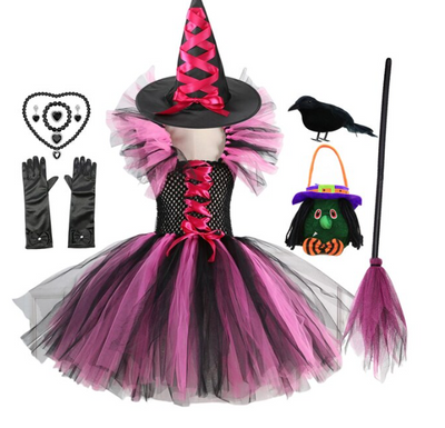 Детский костюм Ведьмочка Хэллоуин (140-150) ABC Halloween 1929545141 фото