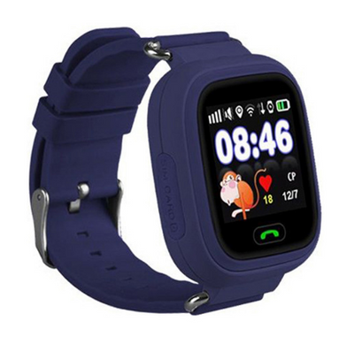Детские смарт часы с GPS трекером Baby Watch Q90 синие BWQ90DBLUE фото