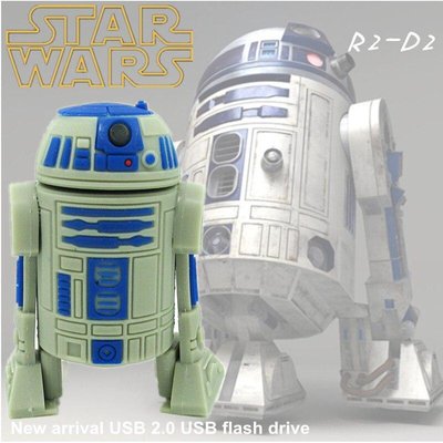 Флешка 64 гб R2D2 Star Wars Р2Д2 чорна Vader64 фото