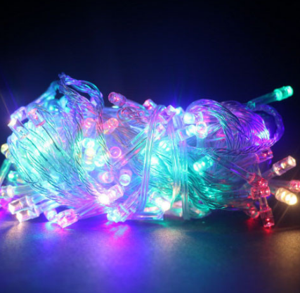Гірлянда новорічна LED 300M-1 RGB COLOR ABC 16 м GIRLYANDANG300M1RGBABC16M фото