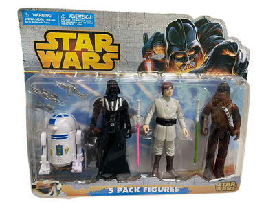 Набір фігурок Star Wars Зоряні війни ABC Чубака R2-D2 Дарт Вейдер Люк скайукер 1707751253 фото
