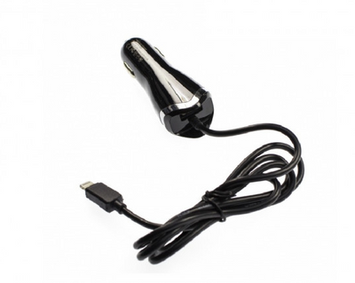 Автомобильное зарядное устройство Vidvie VV-052 Lightning + USB Черное VDVVV052B фото