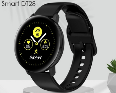 Фітнес-браслет розумний годинник Smart DT28 чорний SDT28B фото