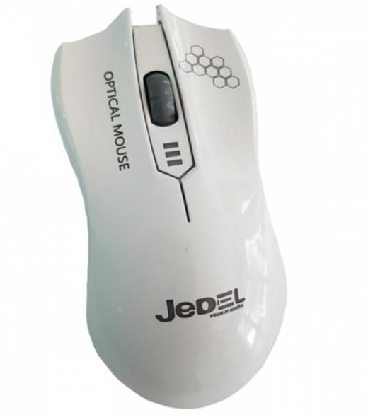 Дротова комп'ютерна миша з підсвіткою Jedel M31 біла JDLM31W фото