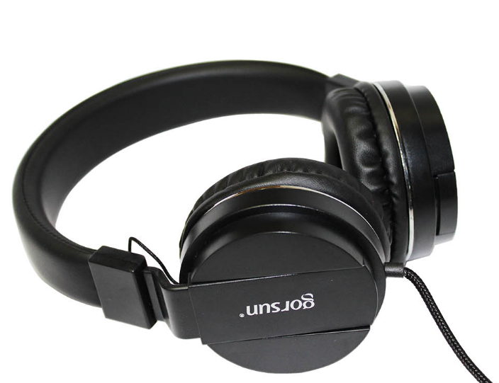 Дротові навушники з мікрофоном Gorsun GS-779 Чорні GRSNGS779BL фото