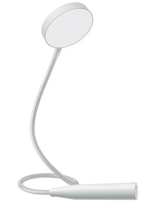 Настільна гнучка лампа з акумулятором REMAX ABC біла RM121219W фото