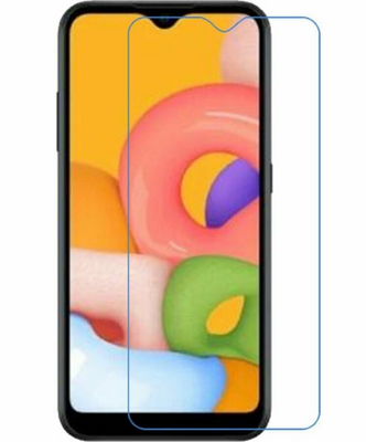 Гидрогелевая защитная пленка на Samsung Galaxy A01 на весь экран прозрачная PLENKAGGSMSNGA01 фото