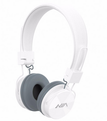 Бездротові Bluetooth-стерео навушники NIA X3 з МР3 і FM Білі NIAX3W фото