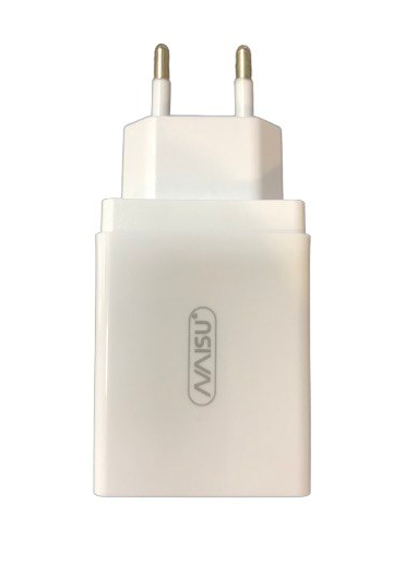 Мережевий зарядний пристрій Type-C Naisu NS-7A 18 W Qualcomm Quick Charge 3.0 White NAISUNS7ATC18W фото