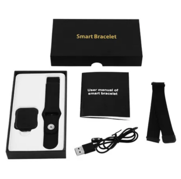 Smart Bracelet T80 Lemfo+браслета фітнес-трекер чорний d20 black фото