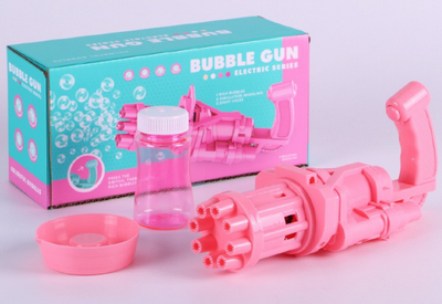 Кулемет із мильними бульбашками Bubble Machine ABC Рожевий BUBBLEMACHABCP фото