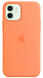 Чохол для Apple iPhone 12/12 Pro Silicone Case MagSafe Кораловий SCMSIPH1212PROCOR фото 2