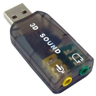 Зовнішня USB звукова карта Sound Audio 3D 3794 SNDAUD3794 фото