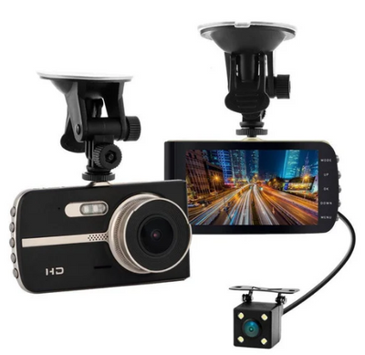 Автомобільний відеореєстратор із камерою заднього огляду Full HD CAR DVR 410 CARHDDVR410 фото