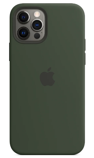 Чохол для Apple iPhone 12/12 Pro Silicone Case MagSafe темно-зелений SCMSIPH1212PRODG фото