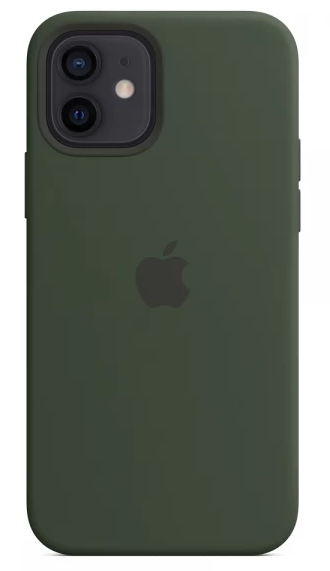 Чохол для Apple iPhone 12/12 Pro Silicone Case MagSafe темно-зелений SCMSIPH1212PRODG фото