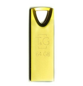 USB флешка Flash Drive 64Gb T&G Metal series TG117GD-64G original Золотистая TGMSTG11764G фото