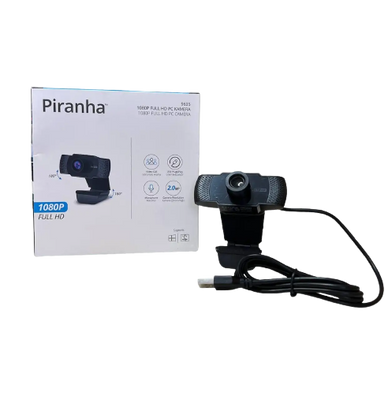 Веб камера piranha для pc или ноутбука, full hd 1683127565 фото