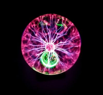 Плазмова куля нічник-світильник середня 12.5 см ABC 1663147731 фото