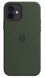 Чохол для Apple iPhone 12/12 Pro Silicone Case MagSafe темно-зелений SCMSIPH1212PRODG фото 1