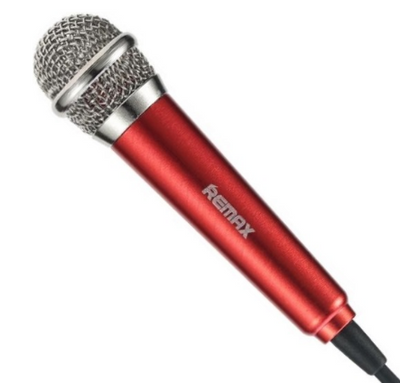 Мини микрофон проводной Remax Sing Song RMK-K01 Красный RMXSNGSNGRMKK01R фото