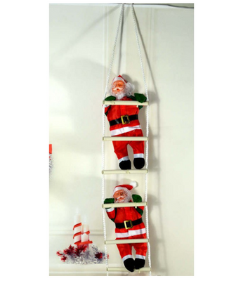 Декор Новогодний Санта Клаус на лестнице (2 фигурки по 35см) ABC 1294099759 фото