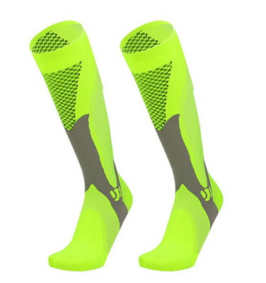Компрессионные носки для бега для мужчин и женщин (41-45 размер) ABC зелёные 1856326423 фото