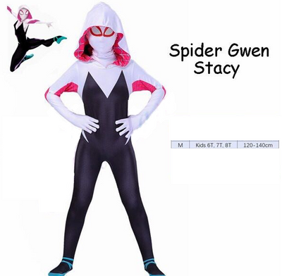 Дитячий карнавальний костюм на дівчинку Жінка-павук Гвен Стейсі ABC розмір М (120-130 см) DETSKKOSSWGSABCRM фото