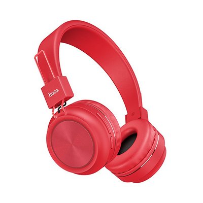 Беспроводные Bluetooth наушники HOCO W25 красные 1782204766 фото