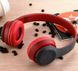 Бездротові Bluetooth-навушники з радіо та функцією плеєра P47 Червоні BTP47R фото 1