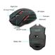 Игровая беспроводная мышка беспроводная USB S200 Gaming Mouse ABC черная WBS200 фото 1