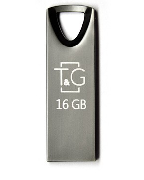 USB флешка Flash Drive 16Gb T&G Metal series TG117BK-16G Black original TGMSTG117BK16G фото