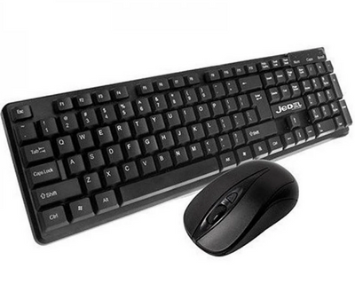 Беспроводная клавиатура с мышкой Jedel WS630 Black JDLWS630B фото