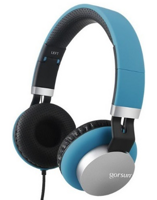 Накладні навушники Gorsun GS-789 Блакитні GRSNGS789BL фото