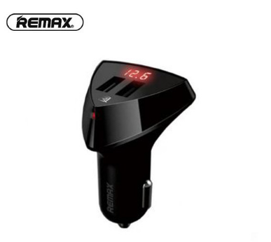 Автомобильное зарядное устройство с LCD Remax Aliens RCC-208 2*USB Черное RMXALIENSRCC208BB фото