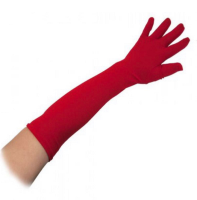 Довгі рукавички ABC червоні DLINPERCHABCR фото