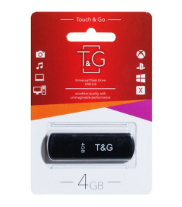 USB флешка Flash Drive 4Gb T&G Classic Black TG011-4GBBK Black original TGCBTG0114GBBK фото