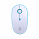 Бездротова безшумна акумуляторна миша ABC W880 Біло-синя ZRNWW880WY фото 2