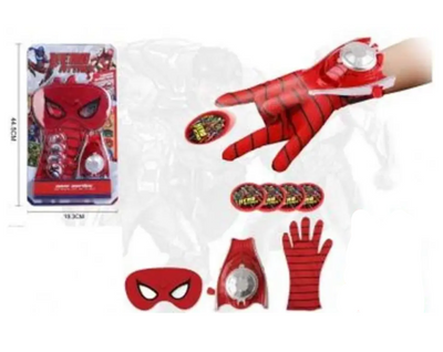 Перчатка Человек паук стреляющая с маской Игровой набор Спайдермен ABC 1876426385 фото