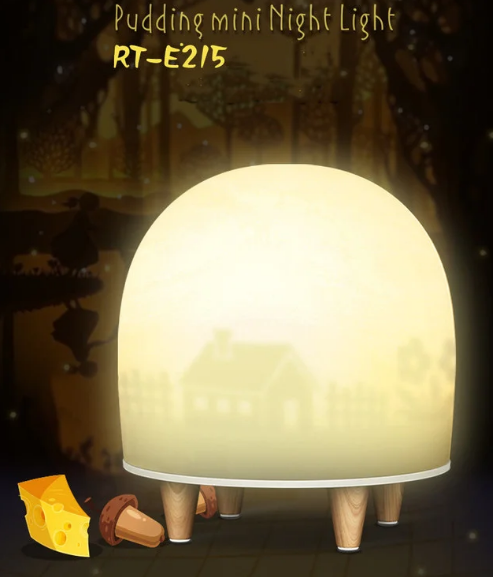 Настільний світильник-нічник Remax Pudding mini Night Light RT-E215 RMXPMNLRTE215 фото