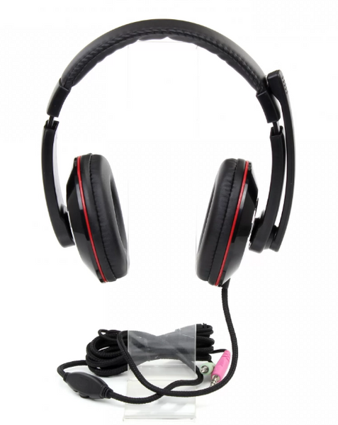 Ігрові навушники з мікрофоном і LED підсвічуванням VIPBEN GH-703 GRSSGH381VMB фото