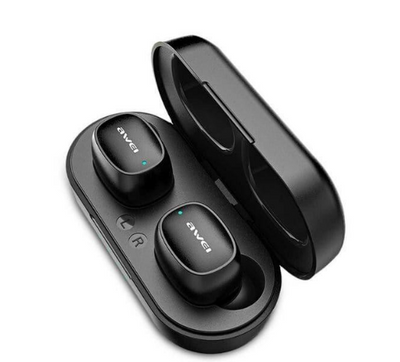 Бездротові Bluetooth-навушники Awei T13 TWS Чорні AWEIT13TWSB фото