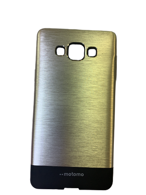 Протиударний металевий чохол-накладка Motomo на Samsung Galaxy A7 2015 Сталевий MOTOMOSMSNGA715S фото