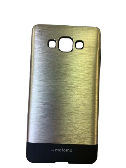 Протиударний металевий чохол-накладка Motomo на Samsung Galaxy A7 2015 Сталевий MOTOMOSMSNGA715S фото