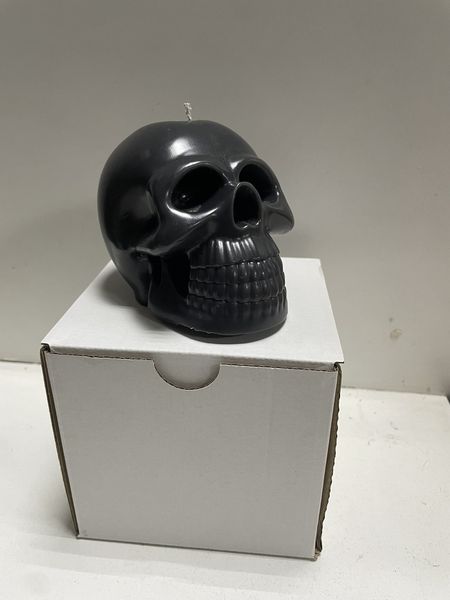 Свічка у формі черепа чорна Некромант-1 ABC 1856896844 фото