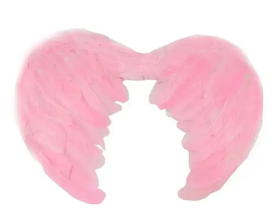 Крила Рожеві ангела перові М (55х35 см) ABC 1683229794 фото
